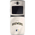 MLB Milwaukee Brewers Home Jersey Motorola RAZR Skin