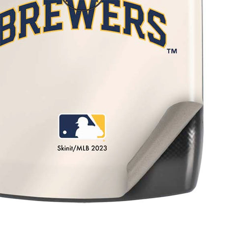 MLB Milwaukee Brewers Home Jersey Motorola RAZR Skin