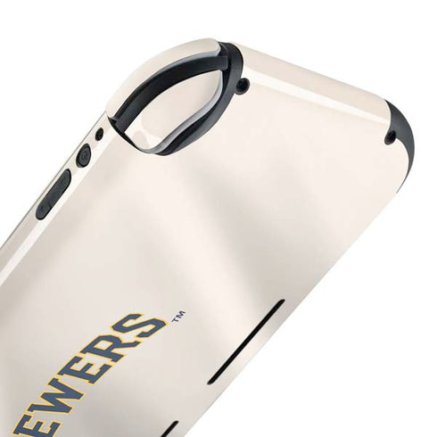 MLB Milwaukee Brewers Home Jersey Nintendo Switch Lite Skin