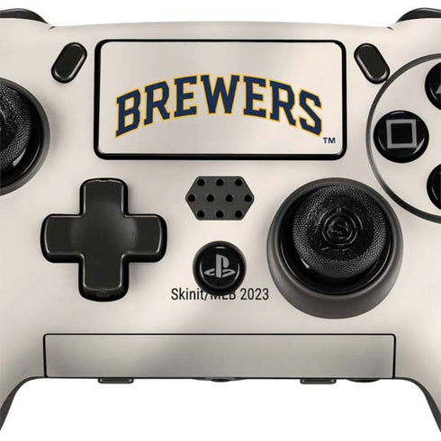 MLB Milwaukee Brewers Home Jersey PlayStation Scuf Vantage 2 Controller Skin