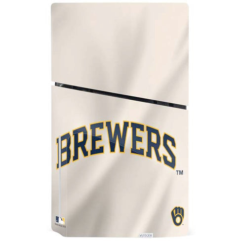 MLB Milwaukee Brewers Home Jersey PS5 Slim Disk Bundle Skin