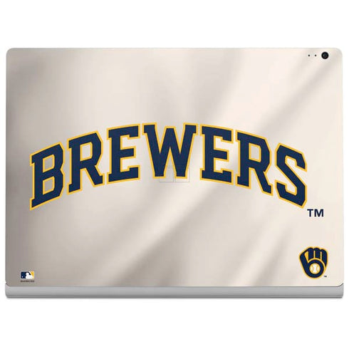 MLB Milwaukee Brewers Home Jersey Surface Book 2 13.5in Skin