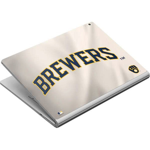 MLB Milwaukee Brewers Home Jersey Surface Book Skin