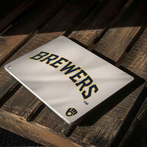 MLB Milwaukee Brewers Home Jersey Surface Laptop 2 Skin