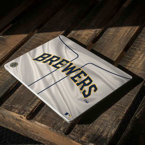 MLB Milwaukee Brewers Home Jersey Surface Laptop 3 13.5in Skin