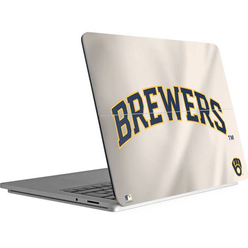 MLB Milwaukee Brewers Home Jersey Surface Laptop Studio Skin