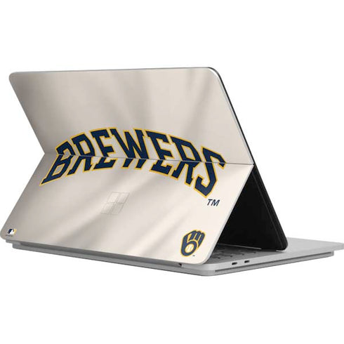 MLB Milwaukee Brewers Home Jersey Surface Laptop Studio Skin