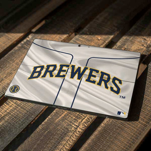 MLB Milwaukee Brewers Home Jersey Surface Pro 7 Skin