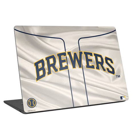 MLB Milwaukee Brewers Home Jersey Universal Laptop 11in (8.8 x 6.2in) Skin