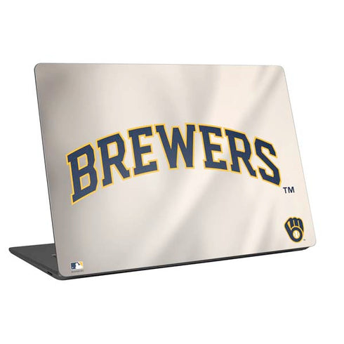 MLB Milwaukee Brewers Home Jersey Universal Laptop 16.6in (13.4 x 9.7in) Skin