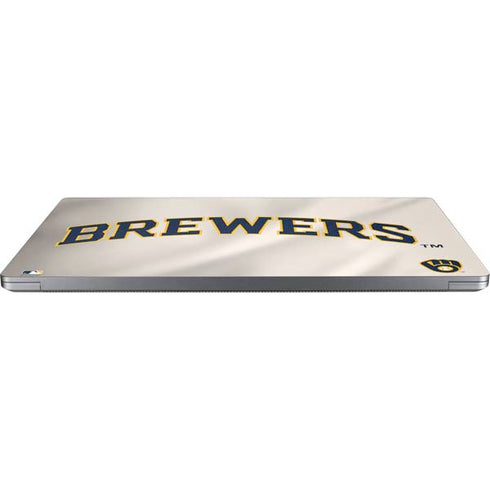 MLB Milwaukee Brewers Home Jersey Universal Laptop 16.6in (13.4 x 9.7in) Skin
