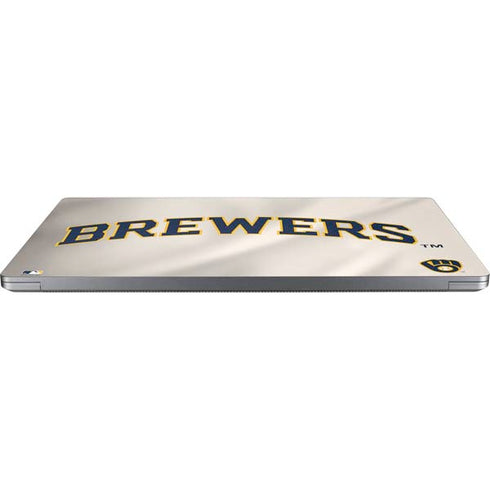 MLB Milwaukee Brewers Home Jersey Universal Laptop 16in (13 x 9.4in) Skin