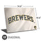 MLB Milwaukee Brewers Home Jersey Universal Laptop 18in (14.6 x 10.6in) Skin