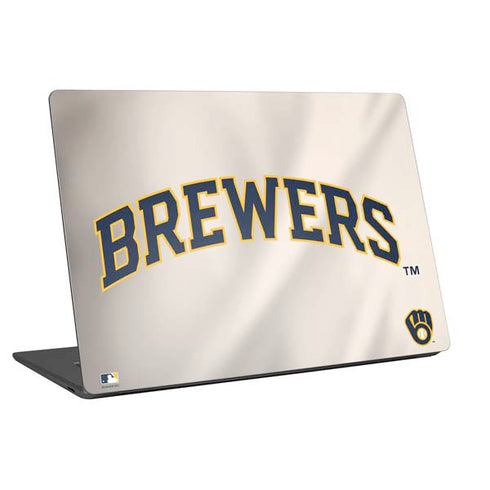 MLB Milwaukee Brewers Home Jersey Universal Laptop 18in (14.6 x 10.6in) Skin