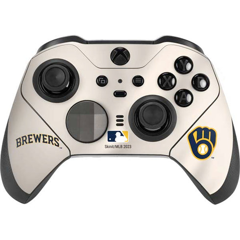 MLB Milwaukee Brewers Home Jersey Xbox Elite Wireless Controller Series 2 Skin