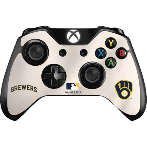 MLB Milwaukee Brewers Home Jersey Xbox One Controller Skin