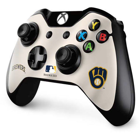 MLB Milwaukee Brewers Home Jersey Xbox One Controller Skin