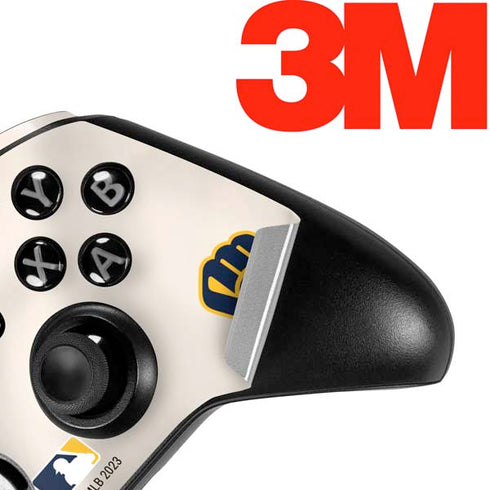 MLB Milwaukee Brewers Home Jersey Xbox One Elite Controller Skin