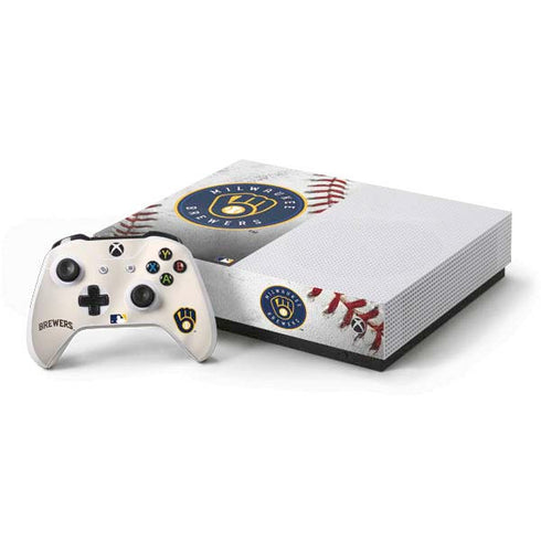 MLB Milwaukee Brewers Home Jersey Xbox One S All-Digital Edition Bundle Skin
