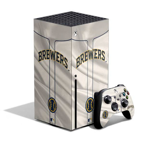MLB Milwaukee Brewers Home Jersey Xbox Series X Bundle Skin