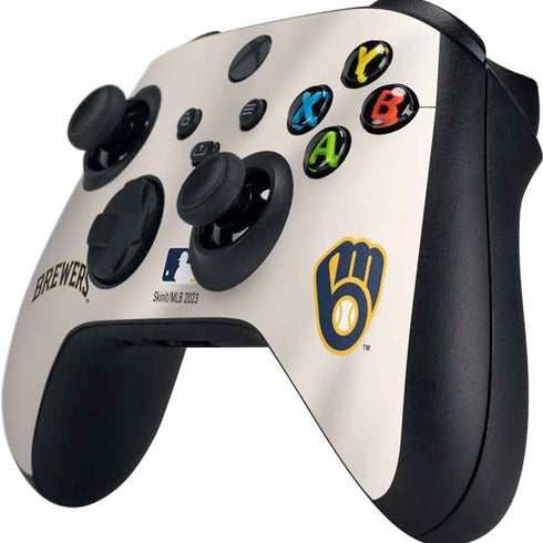 MLB Milwaukee Brewers Home Jersey Xbox Series X Controller Skin