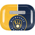 MLB Milwaukee Brewers Split AirPods Pro 2nd Gen Skin