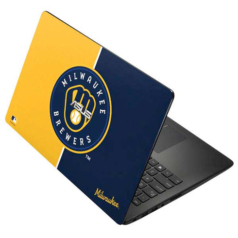 MLB Milwaukee Brewers Split Asus X502CA 15.6 Skin