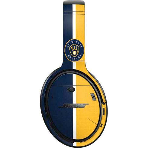 MLB Milwaukee Brewers Split Bose QuietComfort 35 Headphones Skin