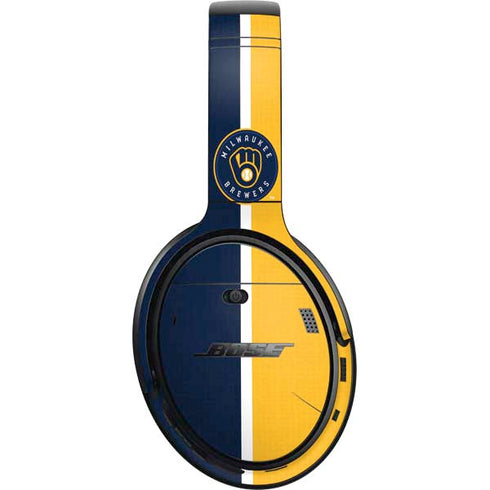 MLB Milwaukee Brewers Split Bose QuietComfort 35 II Headphones Skin