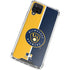 MLB Milwaukee Brewers Split Galaxy A12 Clear Case