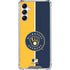MLB Milwaukee Brewers Split Galaxy A14 5G Clear Case