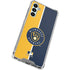 MLB Milwaukee Brewers Split Galaxy A14 5G Clear Case