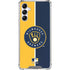 MLB Milwaukee Brewers Split Galaxy A15 5G Clear Case