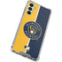 MLB Milwaukee Brewers Split Galaxy A15 5G Clear Case