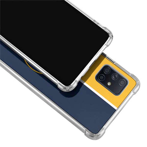 MLB Milwaukee Brewers Split Galaxy A51 5G Clear Case