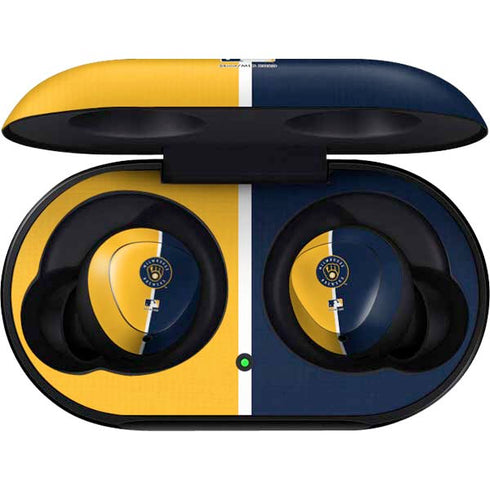 MLB Milwaukee Brewers Split Galaxy Buds Skin