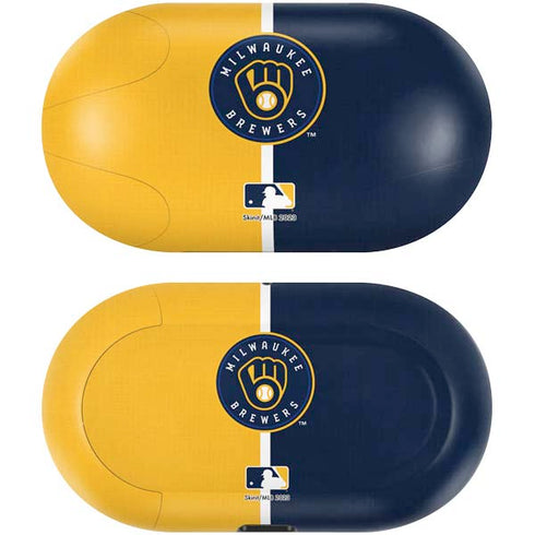 MLB Milwaukee Brewers Split Galaxy Buds Skin