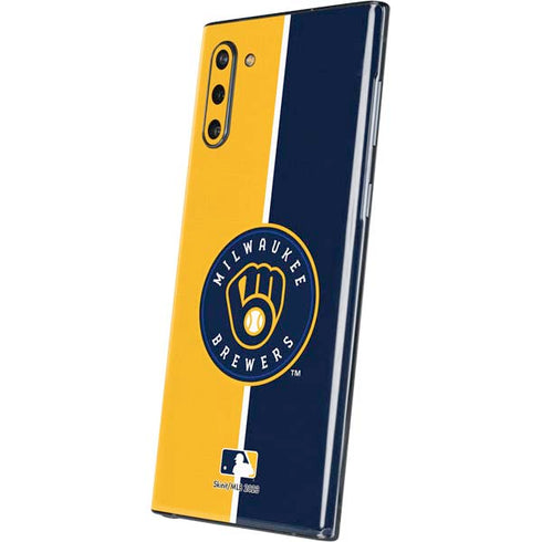 MLB Milwaukee Brewers Split Galaxy Note 10 Skin