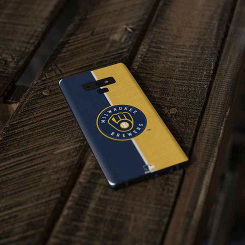 MLB Milwaukee Brewers Split Galaxy Note 9 Skin