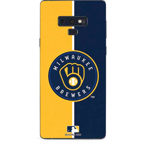 MLB Milwaukee Brewers Split Galaxy Note 9 Skin