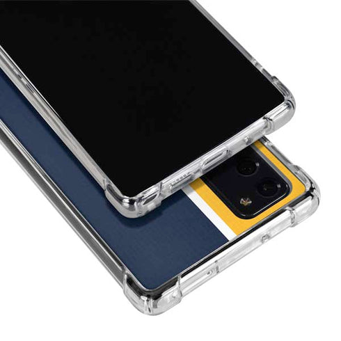 MLB Milwaukee Brewers Split Galaxy Note20 5G Clear Case