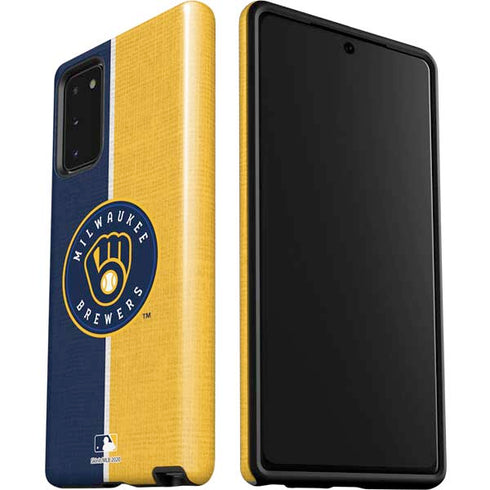 MLB Milwaukee Brewers Split Galaxy Note20 5G Pro Case