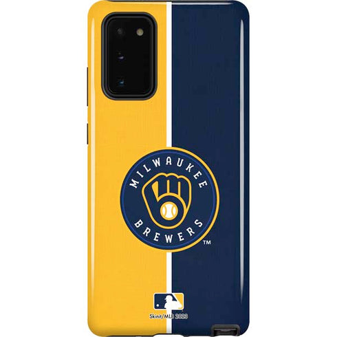 MLB Milwaukee Brewers Split Galaxy Note20 5G Pro Case