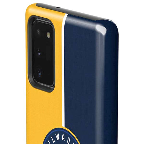 MLB Milwaukee Brewers Split Galaxy Note20 5G Pro Case