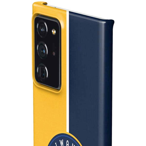 MLB Milwaukee Brewers Split Galaxy Note20 Ultra 5G Lite Case