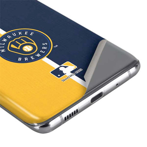 MLB Milwaukee Brewers Split Galaxy S20 Ultra 5G Skin