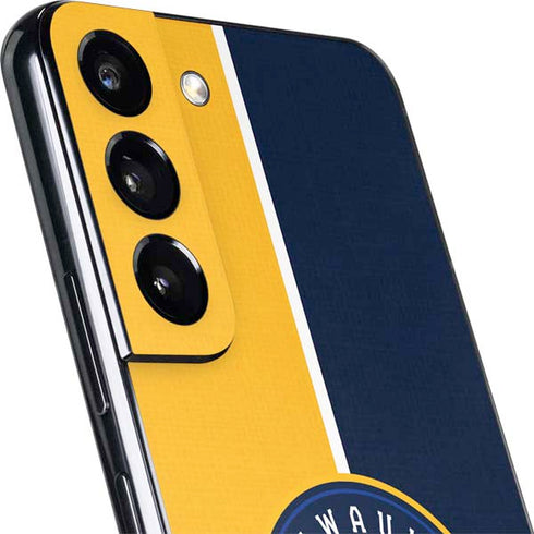 MLB Milwaukee Brewers Split Galaxy S22 Plus Skin