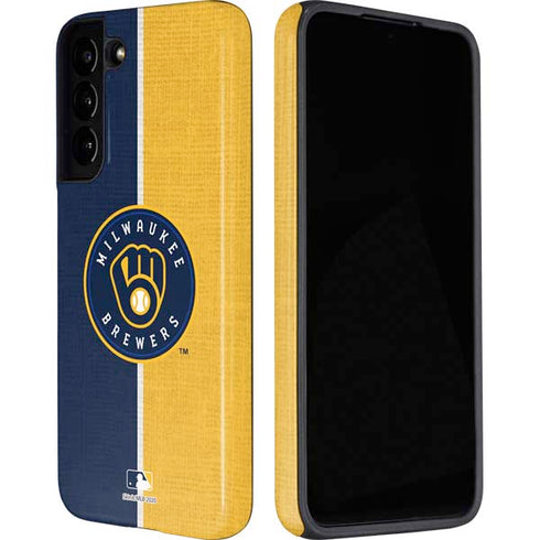 MLB Milwaukee Brewers Split Galaxy S22 Pro Case