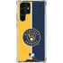 MLB Milwaukee Brewers Split Galaxy S22 Ultra Clear Case