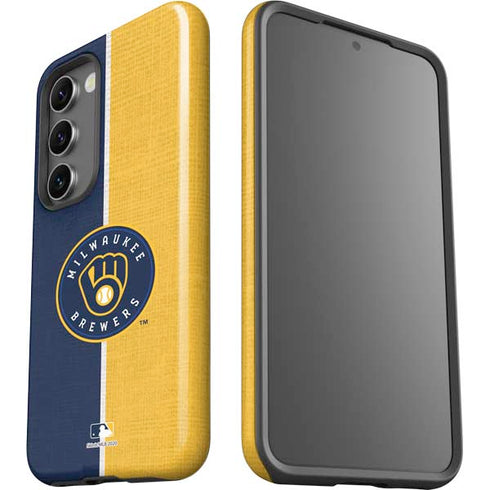 MLB Milwaukee Brewers Split Galaxy S23 Plus Pro Case